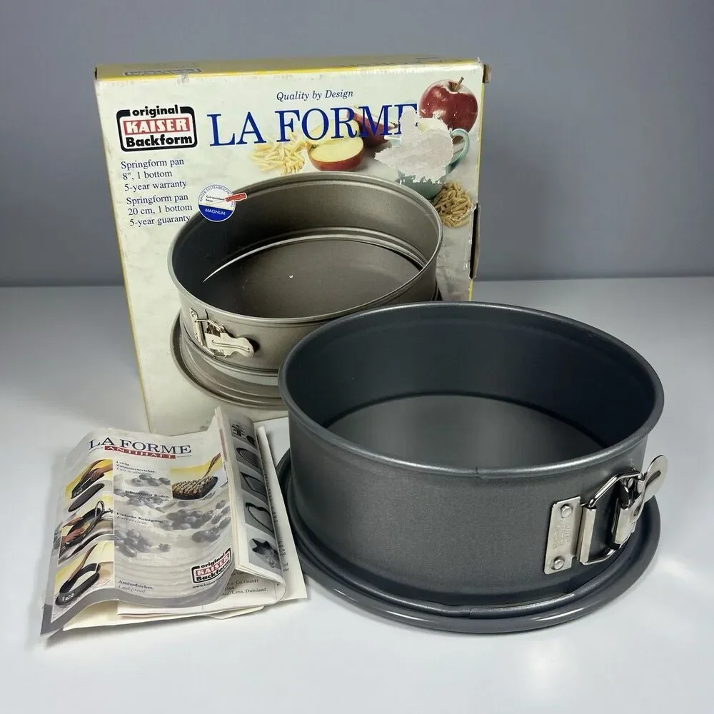 La Forme Nonstick Springform Round 8” 1 Bottom Pan Box Germany